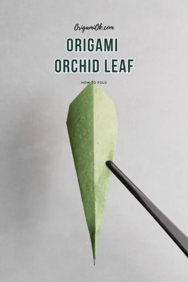 Origami Orchid Leaf
