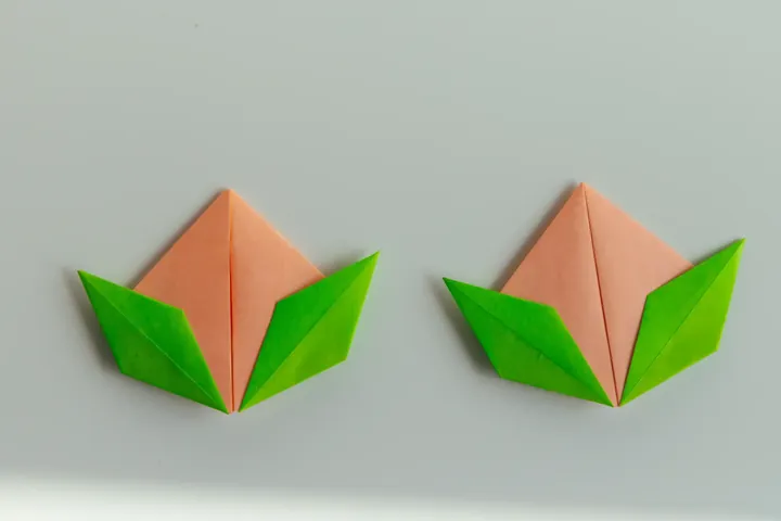 Origami Peach