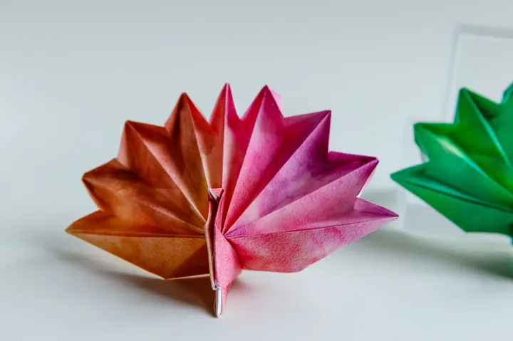 Origami Peacock