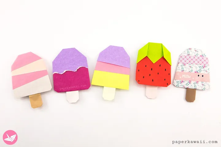 Origami Popsicle