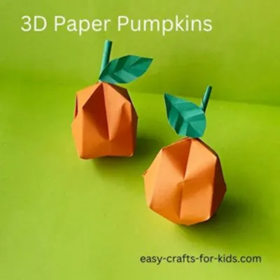 Origami Pumpkin 3D
