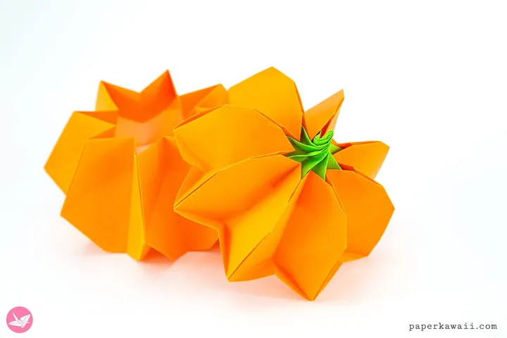 Origami Pumpkin Box