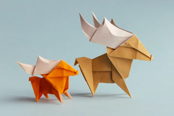 Origami Reindeer