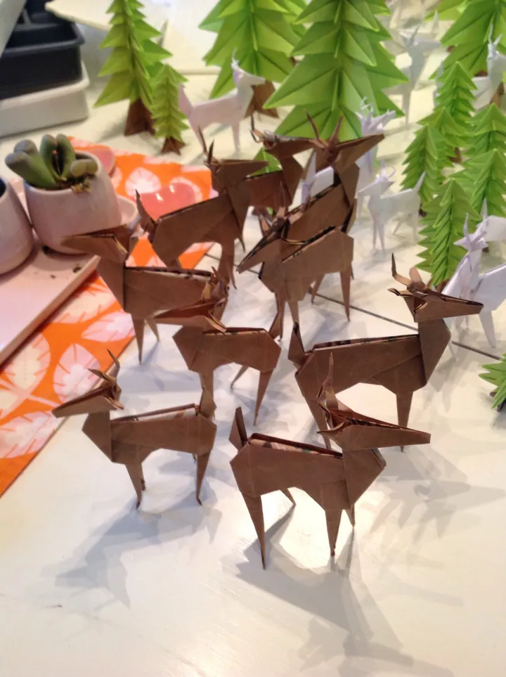 Origami Reindeer