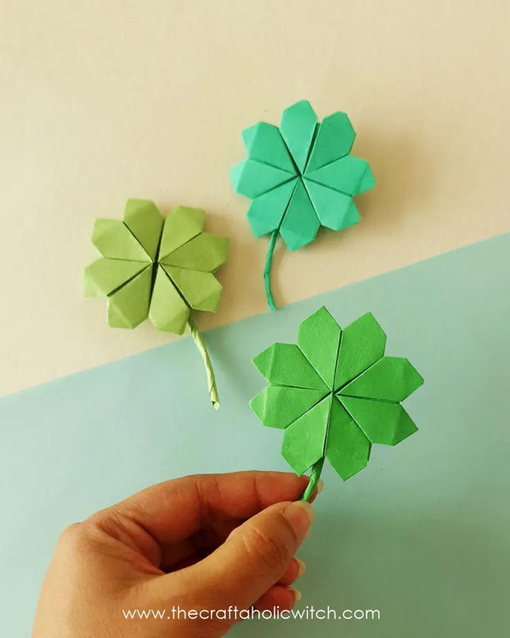 Origami Shamrock