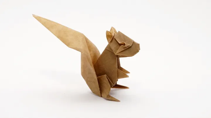 Origami Squirrel