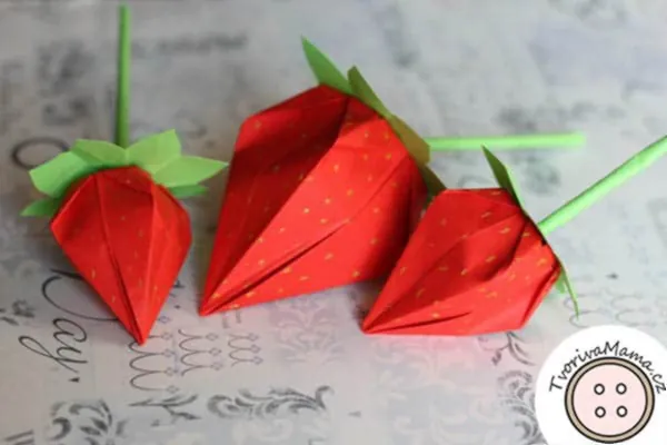 Origami Strawberry