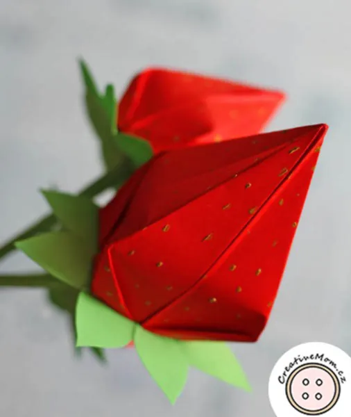 Origami Strawberry