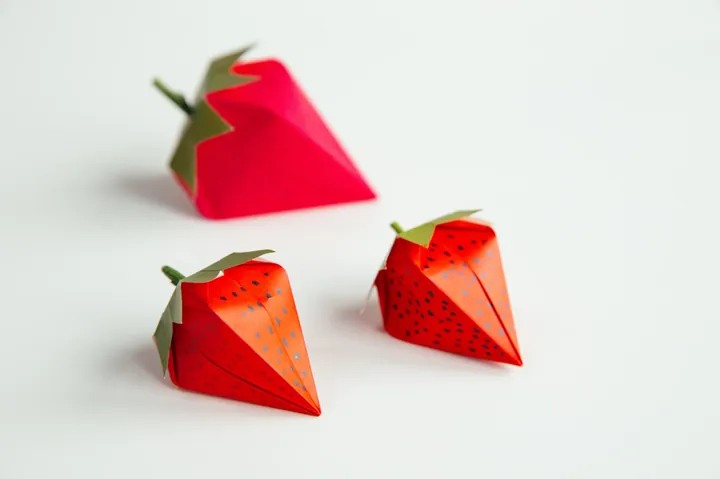 Origami Strawberry