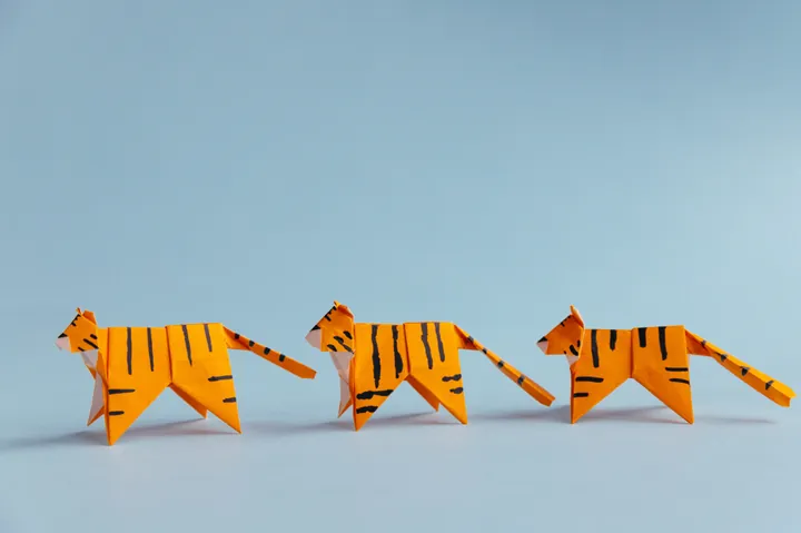 Origami Tiger