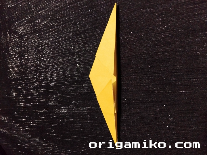 Origami chameleon step 5 a