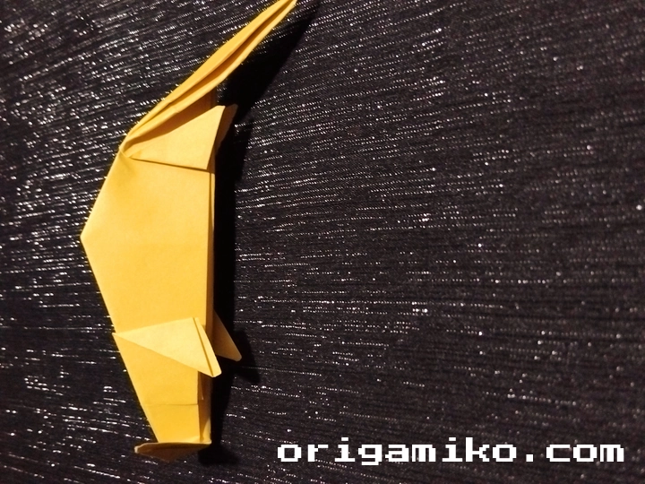 Origami chameleon step 5 c