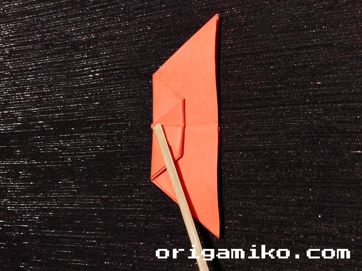 Origami cherry step 3 b