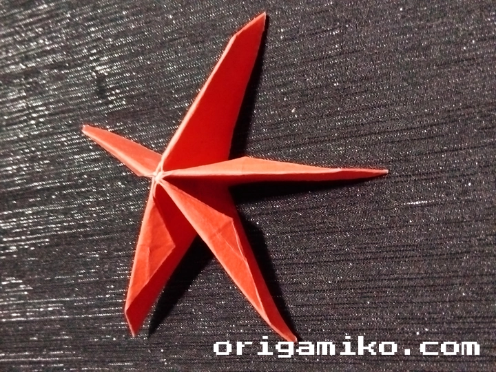 Origami cherry step 4 b