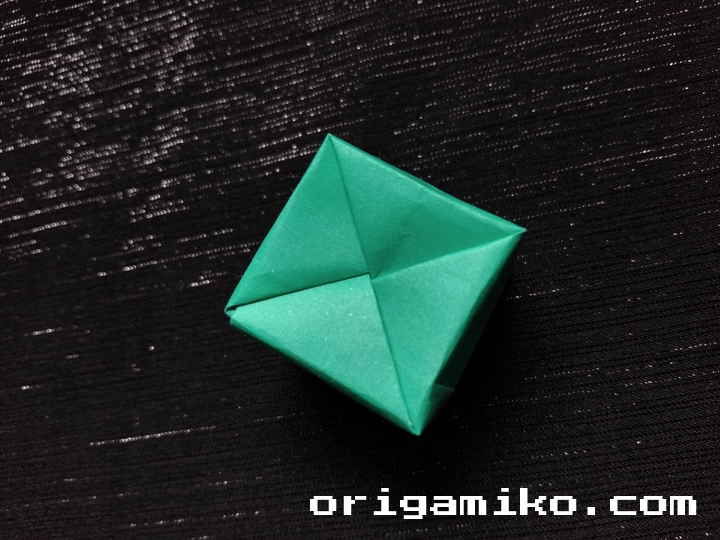 Origami combined cube step 6 c