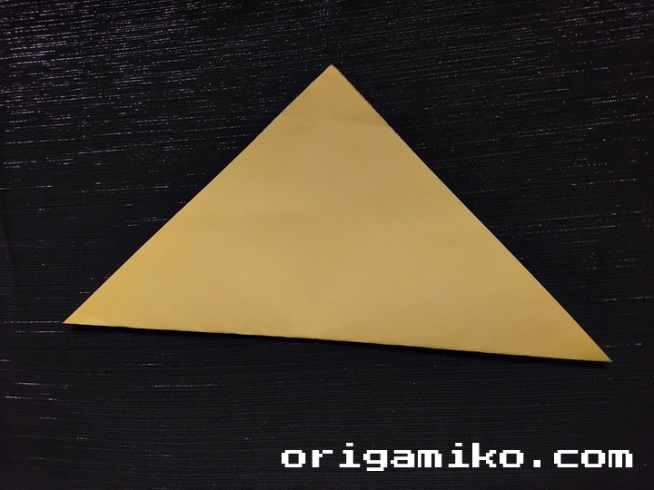 Origami diamond step 2 a