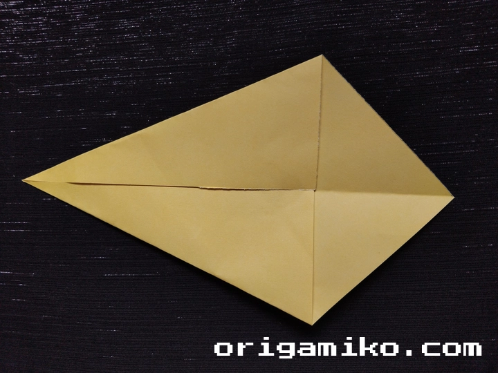 Origami diamond step 3