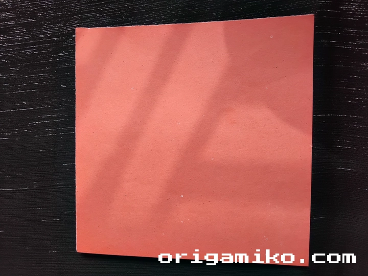 Origami horse step 1