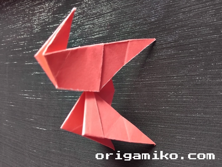 Origami horse step 6
