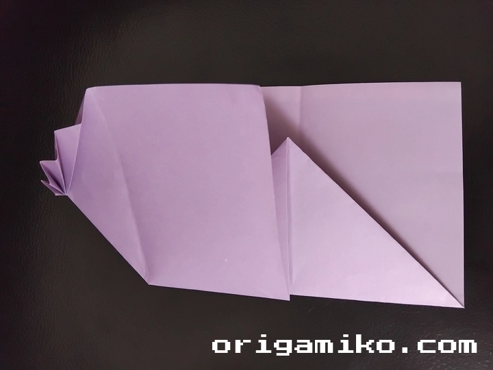 Origami leaf envelope step 4 c