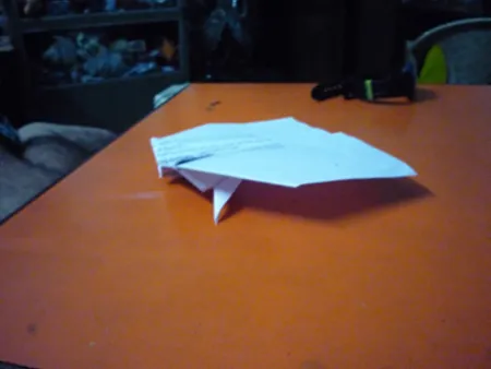 Paper Airplane with Landing Gear