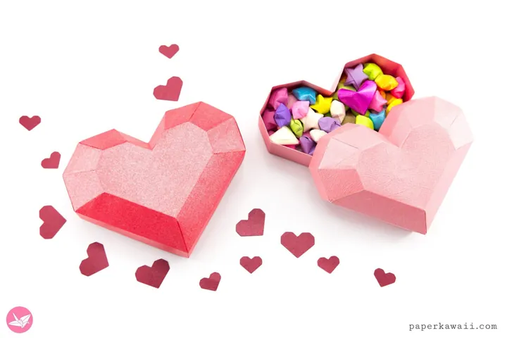 Paper Heart Box Tutorial