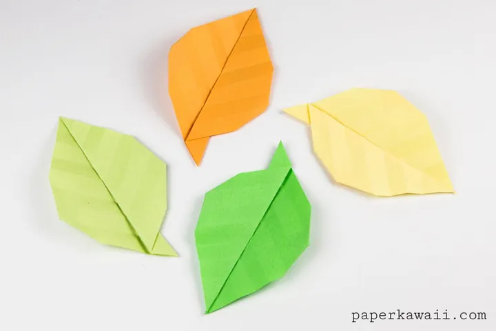 Simple Origami Leaf