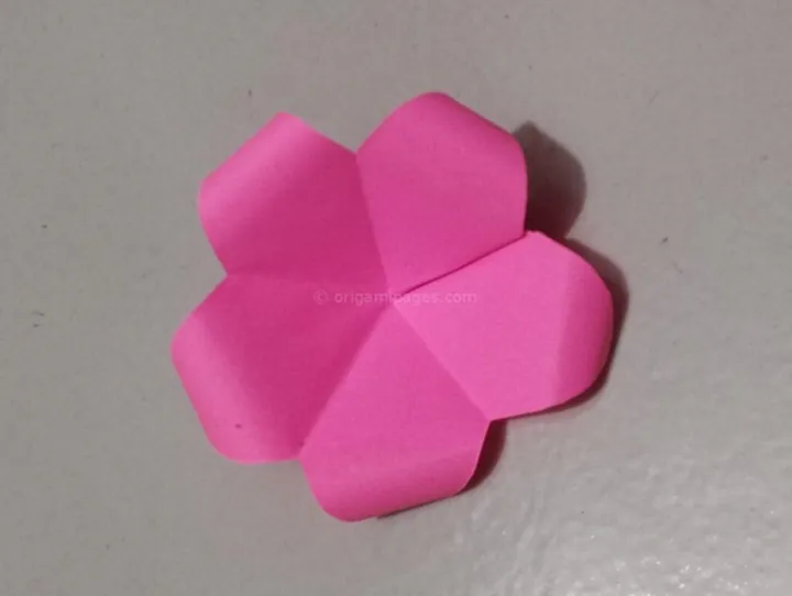 Sticky Note Origami Flower