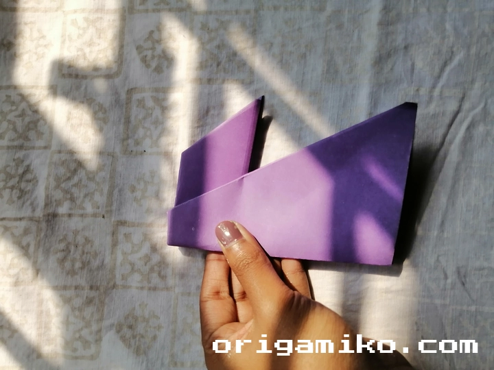 flying Ninja paper Airplane step 4 (e)