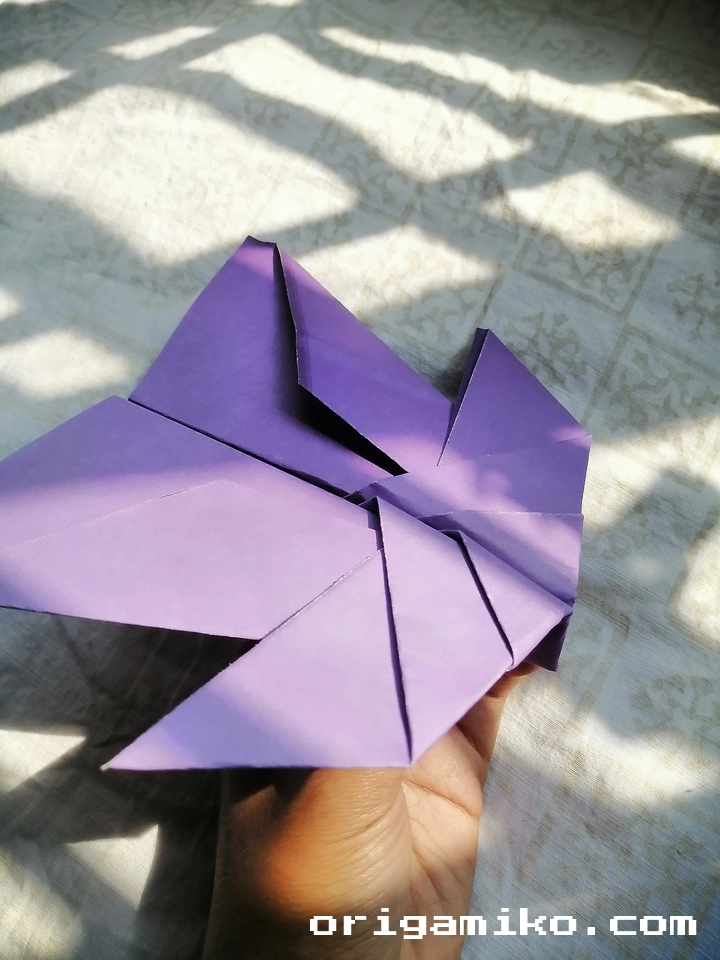 flying Ninja paper Airplane step Final result 2