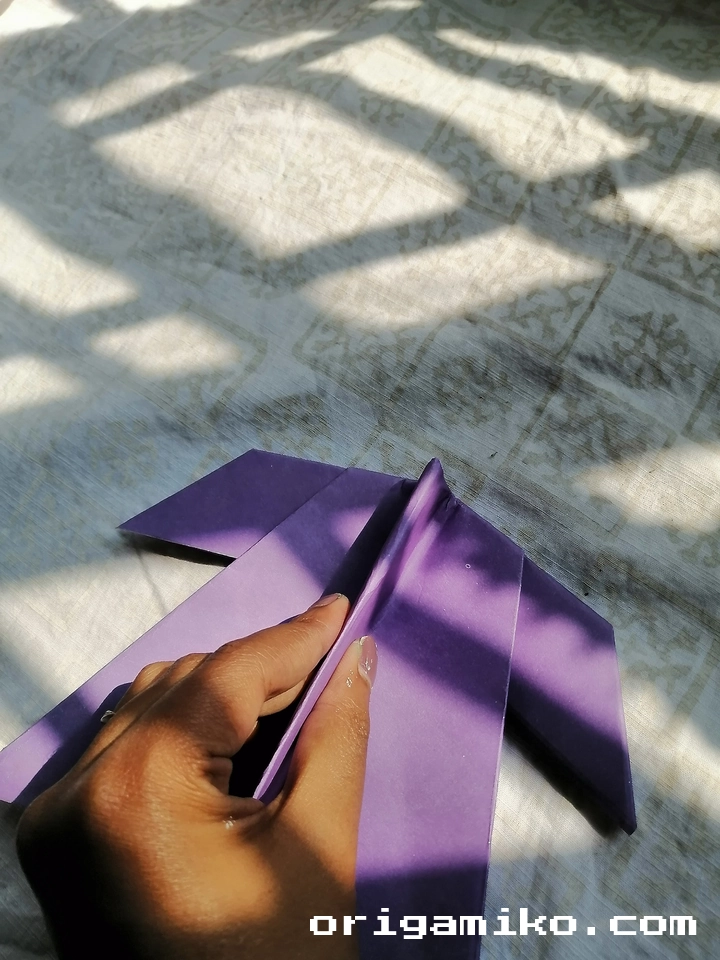 flying Ninja paper Airplane step Final result 4