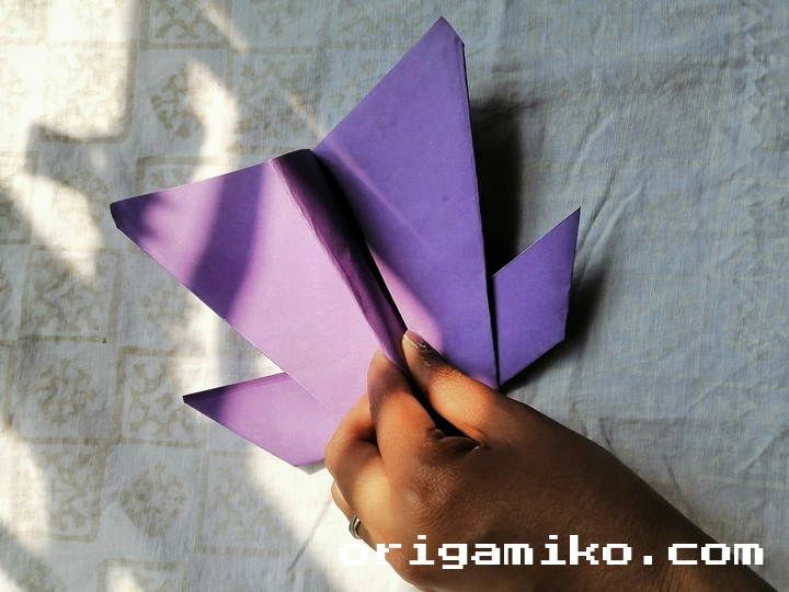 flying Ninja paper Airplane step Final result 6