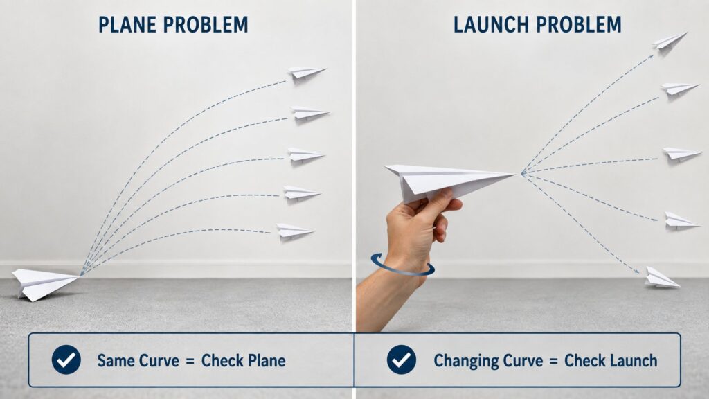 Launch Error vs Folding Error