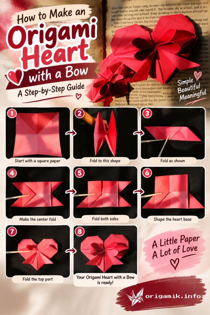 How to Make an Origami Heart with a Bow: A Step-by-Step Guide How to Make an Origami Heart with a Bow: A Step-by-Step Guide