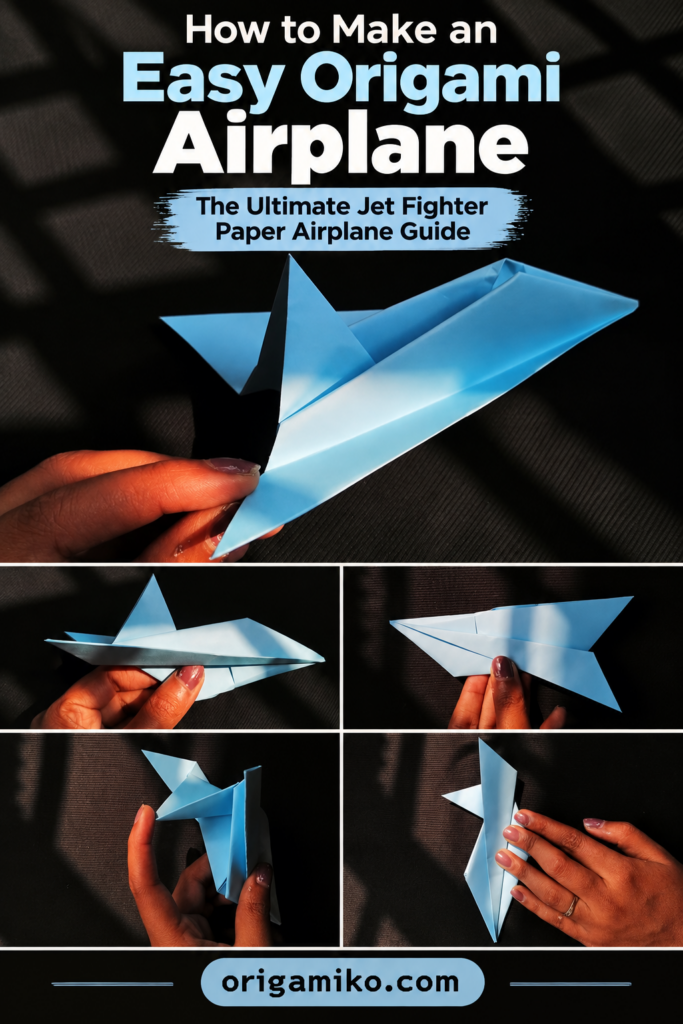 How to Make an Easy Origami Airplane: The Ultimate Jet Fighter Paper Airplane Guide