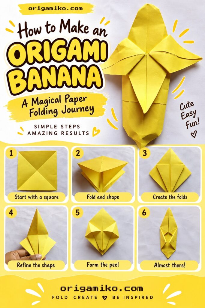How to Make an Origami Banana: A Magical Paper Folding Journey How to Make an Origami Banana: A Magical Paper Folding Journey