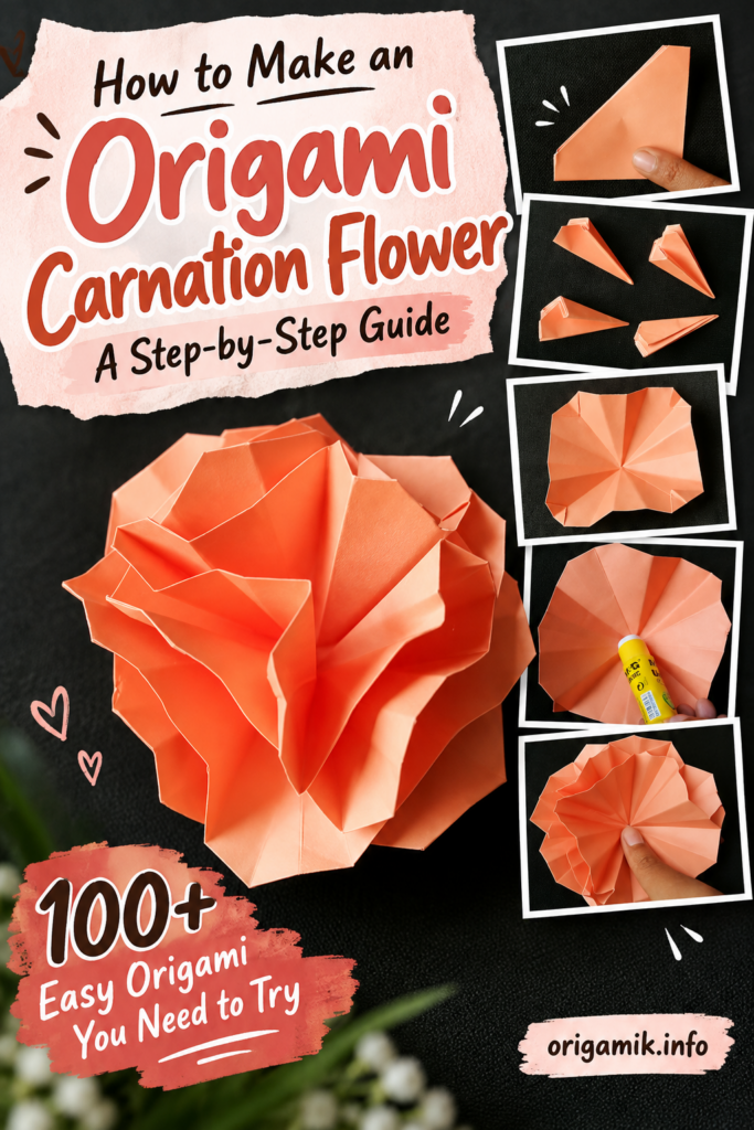 How to Make an Origami Carnation Flower: A Step-by-Step Guide How to Make an Origami Carnation Flower: A Step-by-Step Guide