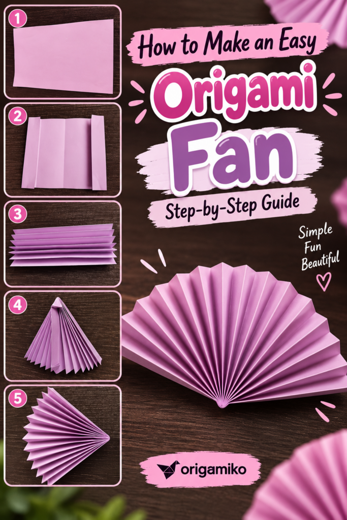 How to Make an Easy Origami Fan (Step-by-Step Guide) How to Make an Easy Origami Fan (Step-by-Step Guide)