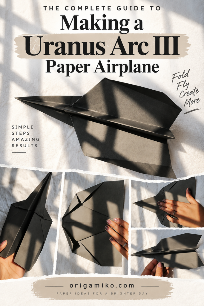 The Complete Guide to Making a Uranus Arc III Paper Airplane The Complete Guide to Making a Uranus Arc III Paper Airplane