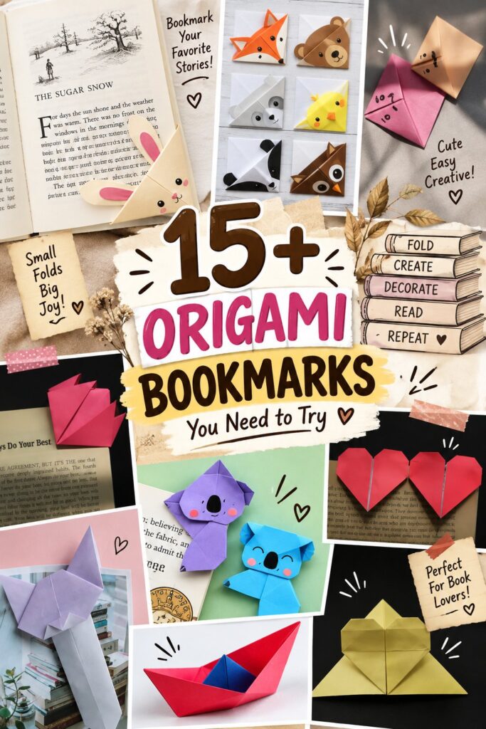 15+ Origami Bookmarks You Need to Try