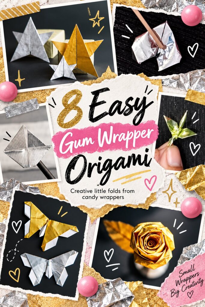 8 Easy Gum Wrapper Origami