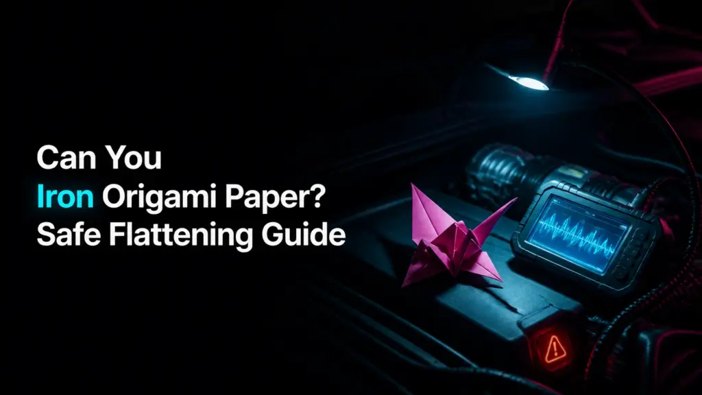can you iron origami paper