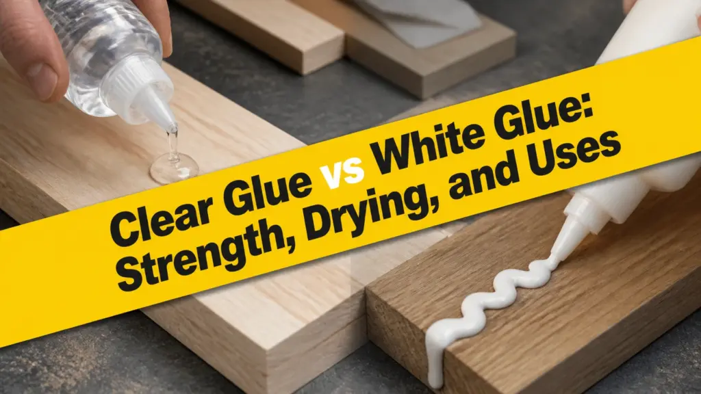 clear glue vs white glue