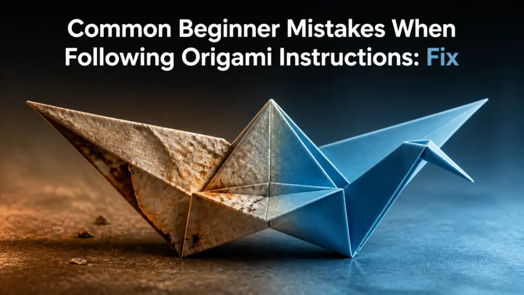 common beginner mistakes when following origami instructions