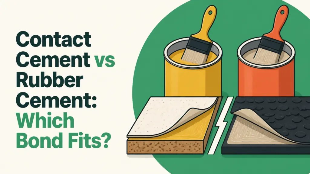 Contact Cement vs Rubber Cement: Which Bond Fits? contact cement vs rubber cement
