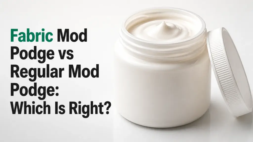 fabric mod podge vs regular mod podge