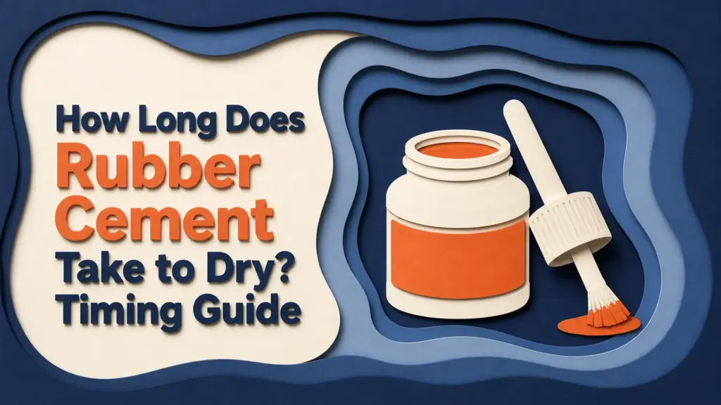 how long does rubber cement take to dry