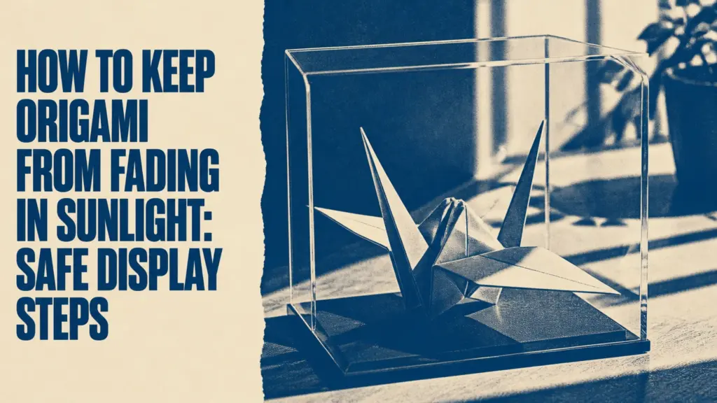 How to Keep Origami From Fading in Sunlight: Safe Display Steps how to keep origami from fading in sunlight