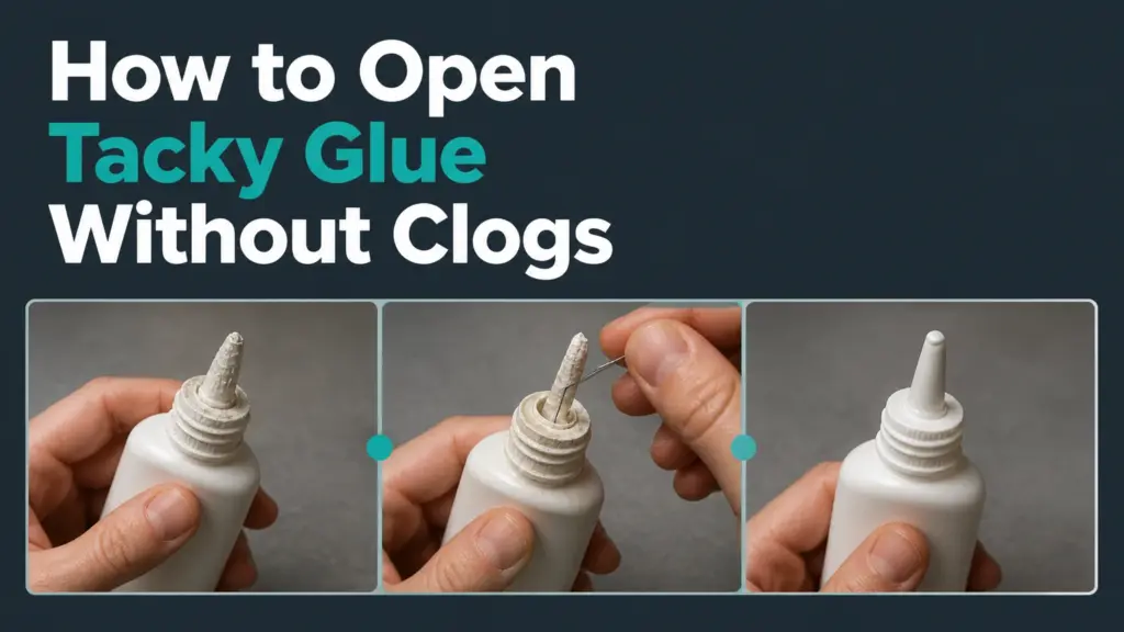 how to open tacky glue