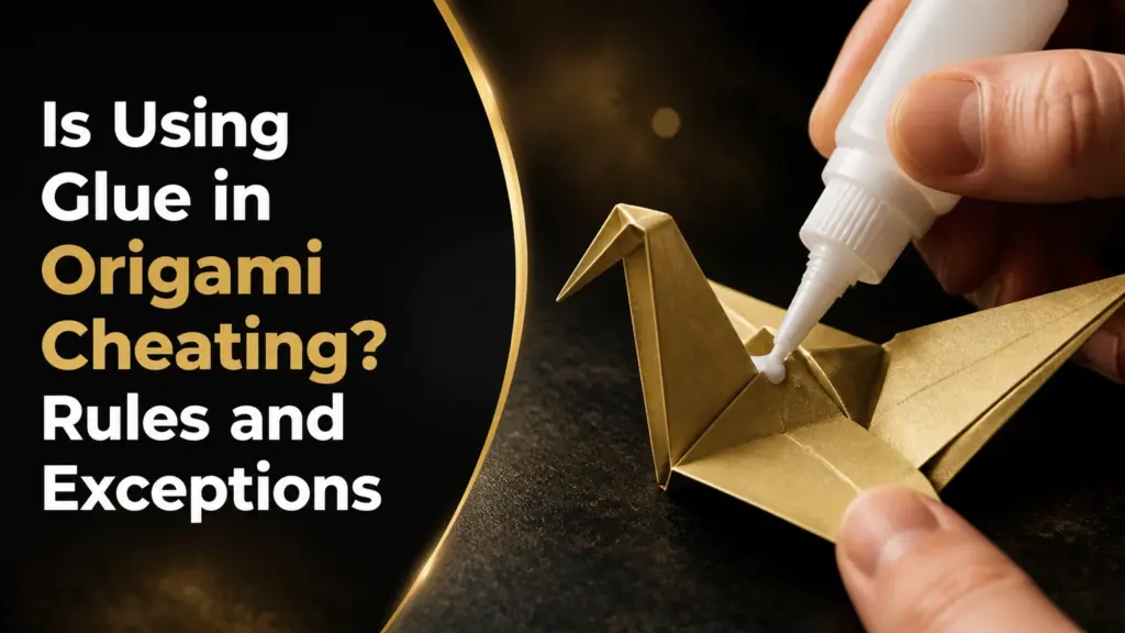 is using glue cheating in origami